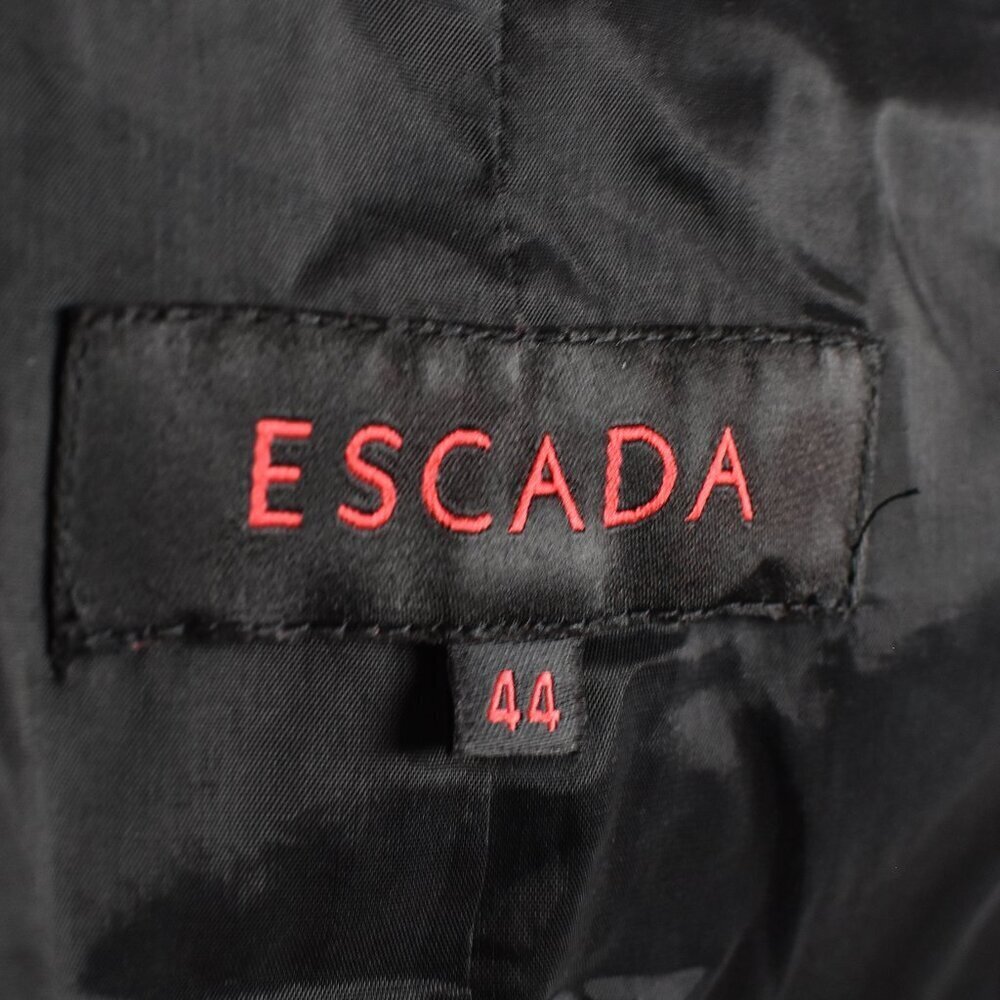 Escada Jersey Jacket Blazer Black - 44 - Picture 10 of 12